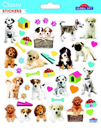 [ST 211403] Autocollants chiens