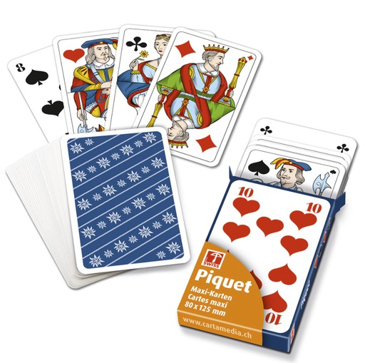 [BZ35261347] Jeu de 36 cartes MAXI format Swiss made