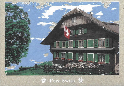 [6751122] Postcards 51122 Pure Swiss auberge de montagne