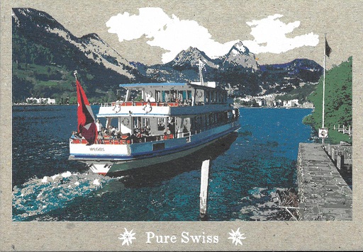 [6751123] Postcards 51123 Pure Swiss Bateau