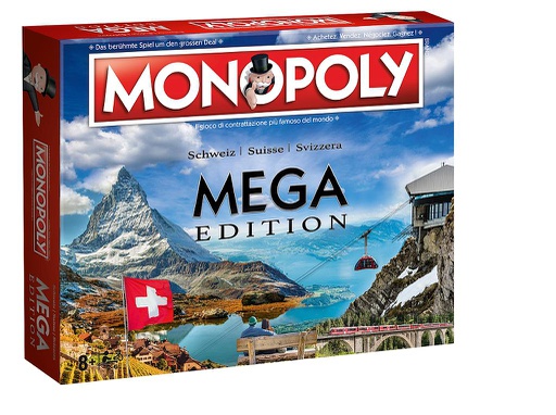 [BZ33509182] Monopoly &quot;Schweiz-MEGA-Edition&quot; D+F+I Schweiz-Suisse-Svizzera