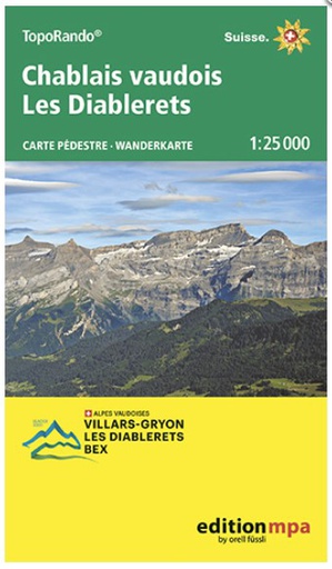 [BZ34191474] Carte pédestre 1:25'000 Chablais vaudois - Les Diableret