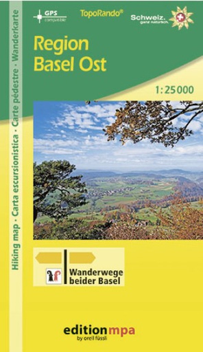 [BZ34191475] Carte pédestre 1:25'000 Basel Ost