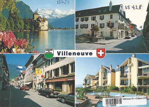 [1015428] Postcards 15428 Villeneuve + Schloss Chillon