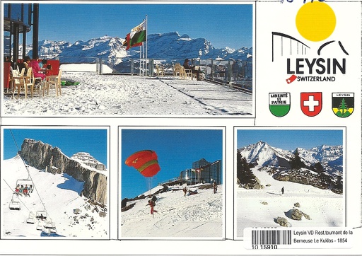 [1015910] Postcards 15910 w Leysin