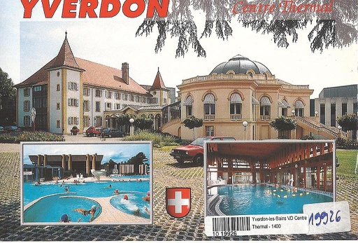 [1019926] Postcards 19926 Yverdon-les-Bains (VD) Centre thermal