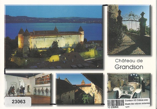 [1023063] Postcards 23063 Grandson (VD) Château et Musée des voitures anciennes