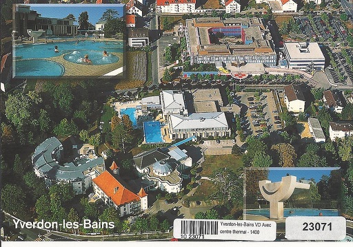 [1023071] Postcards 23071 Yverdon-les-Bains (VD) Centre thermal