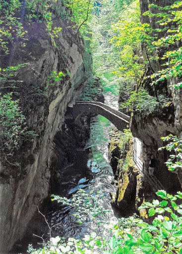 [1028975] Postcards 28975 Gorges de l'Areuse, Pont du Saut de Brot