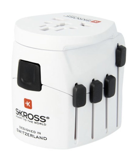 [MS SKR1103175] Adaptateur de voyage mondial PRO 2 et 3 pôles