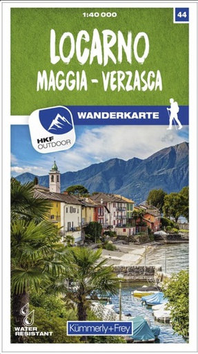 [BZ28818112] Carte pédestre 1:40'000 Locarno Maggia Verzasca WK44 