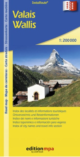 [BZ5870659] Carte routière Valais 