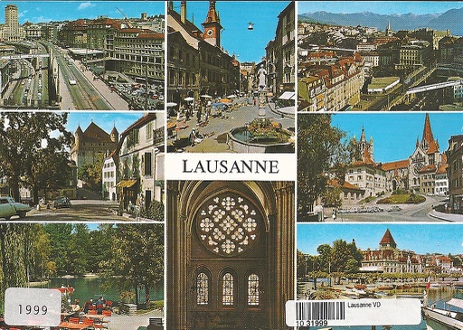 [1031999] Postcards 01999 Lausanne