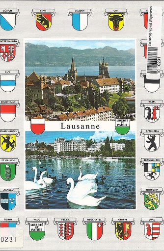 [1010231] Postcards 10231 Lausanne