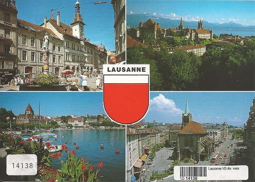 [1014138] Postcards 14138 Lausanne