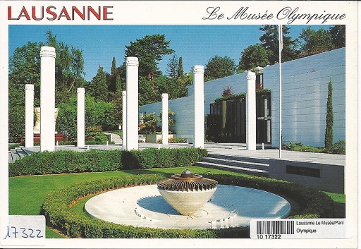 [1017322] Postcards 17322 Lausanne Olympische Museum