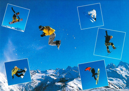 [1020059] Postcards 20059 w Snowboarding 