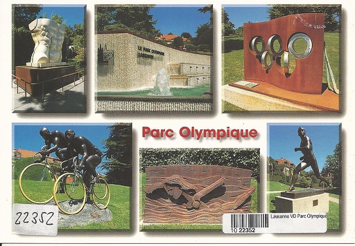 [1022352] Postcards 22352 Lausanne-Parc Olympique