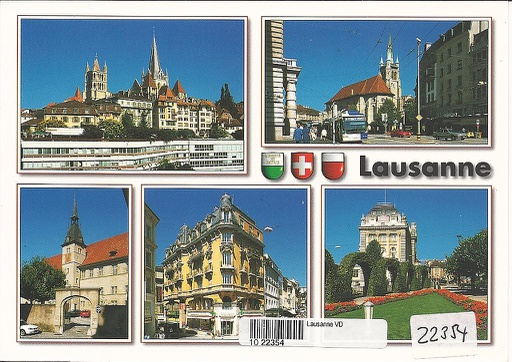 [1022354] Postcards 22354 Lausanne