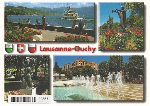 [1022357] Postcards 22357 Lausanne-Ouchy