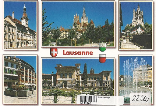 [1022360] Postcards 22360 Lausanne