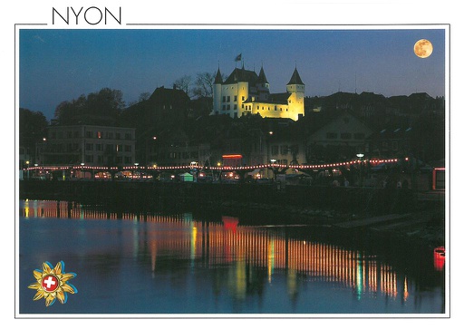 [1022737] Postcards 22737 Nyon VD (Schloss, Seeufer)