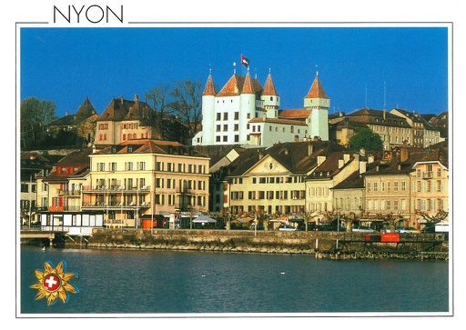 [1022739] Postcards 22739 Nyon VD (château, bord du Léman)