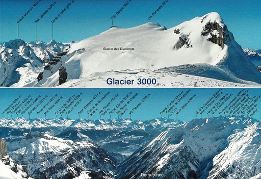 [1023172 ] Postcards 23172 w Glacier 3000