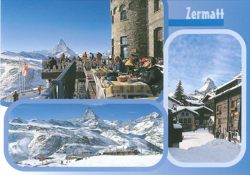 [1024874] Postcards 24874 w Zermatt, Matterhorn