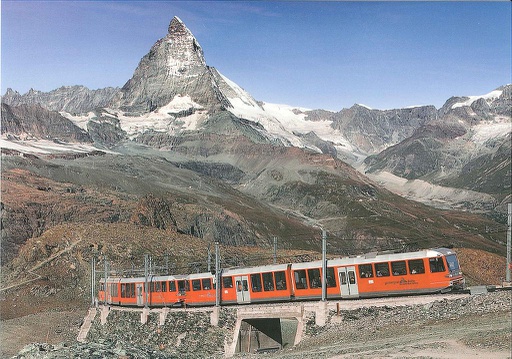 [1025455] Postcards 25455 Zermatt (Gornergrattbahn, Matterhorn)