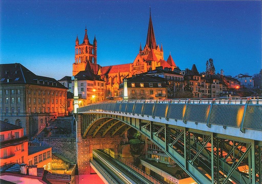 [1027282] Postcards 27282 Lausanne (cathédrale)