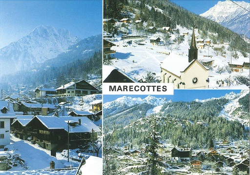 [6128517] Postcards 28517 w Les Marécottes