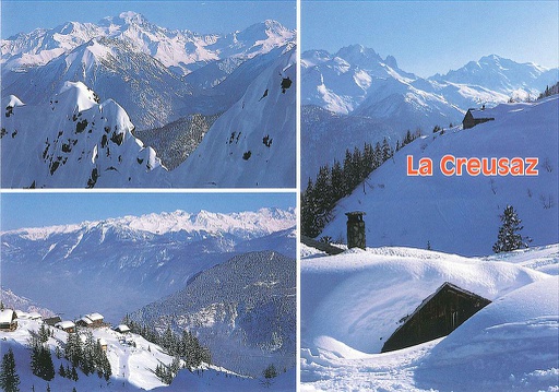 [6128532] Postcards 28532 w La Creusaz