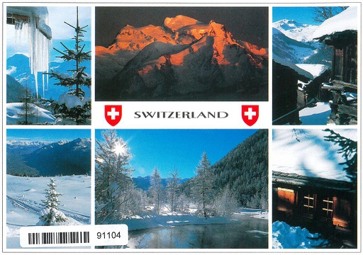 [6191104] Postcards 91104 w Switzerland hiver