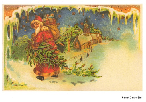 [9007019] Postcards A6 Litho 07019 Noël (sans texte)