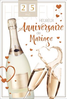 [NC 520633B] Carte Anniv. de mariage