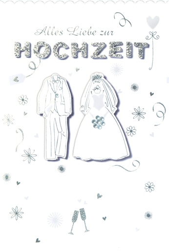 [HZJ908] Mischung 5 Karten je 5.90 Hochzeit