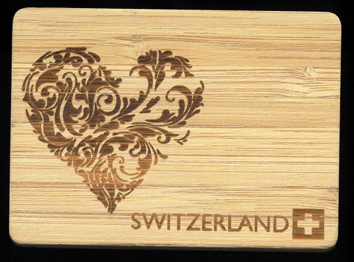 [MG BZ22786847] Magnet Bambus Love Switzerland