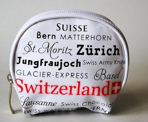 [BZ2024620] Portemonnaie weiss &quot;Switzerland&quot;