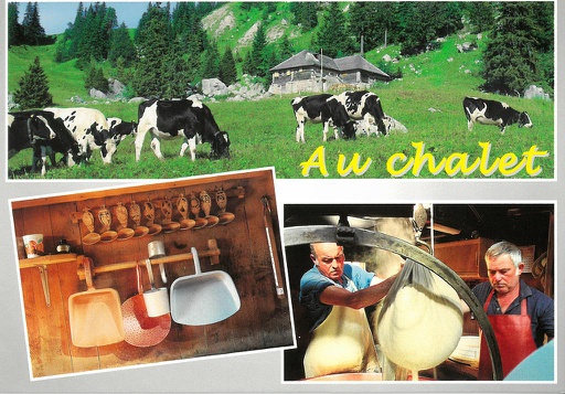 [6300263] Postcards 00263 Fabrication du fromage au chalet