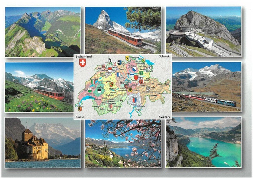 [1030495] Postcards 00495 Suisse, divers lieux*