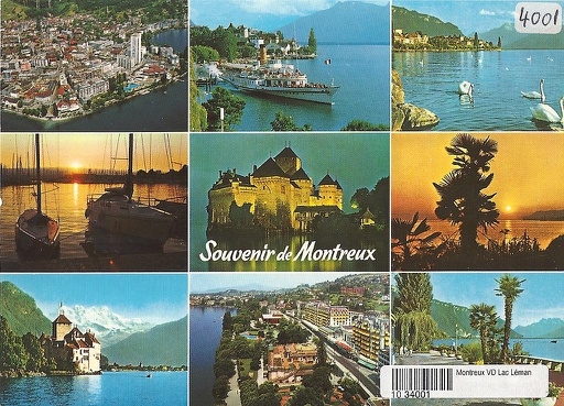 [1034001] Postcards 04001 Montreux - Lac Léman