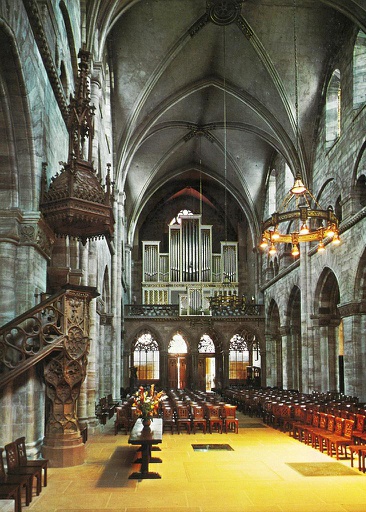 [1037912] Postcards 07912 Bâle, intérieur de la Cathédrale