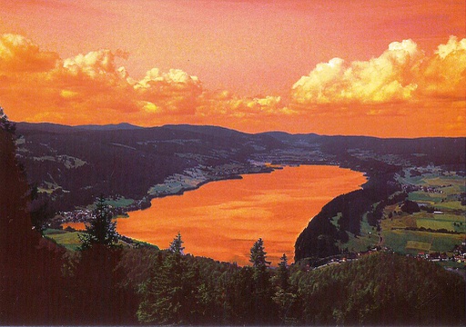 [6311577] Postcards 11577 Lac de Joux, coucher de soleil