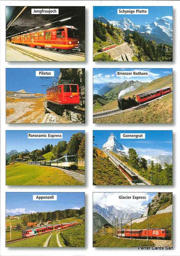 [1013497] Postcards 13497 Chemins de fers touristique