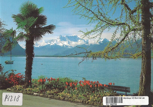 [1014218] Postcards 14218 Montreux - Bord du Lac