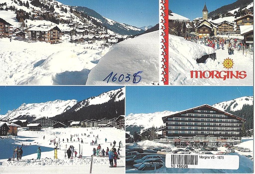 [1016036] Postcards 16030 w Morgins 