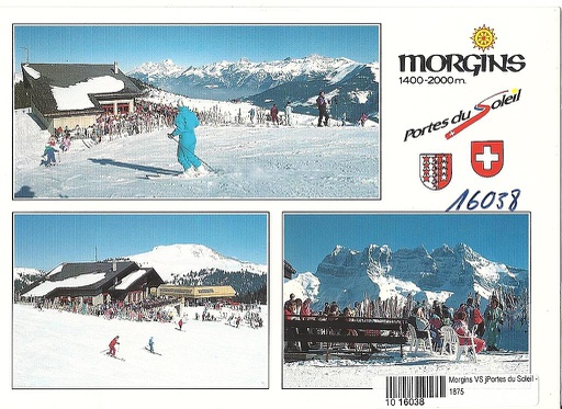 [1016038] Postcards 16030 w Morgins 