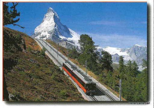 [1018704] Postcards 18704 - Zermatt - train du Gornergrat