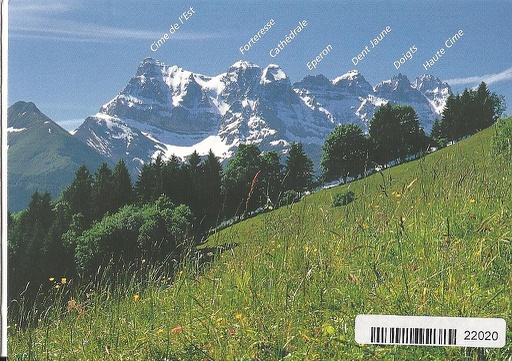 [6122020] Postcards 22020 Les Dents du Midi, Val d'Illiez